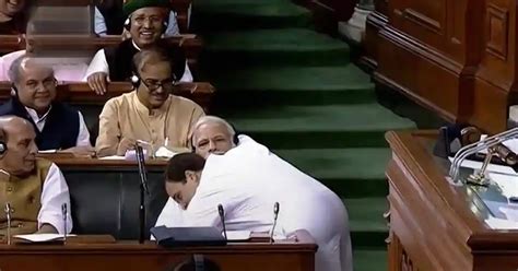 Rahul Gandhi On Hug To Pm Modi Pm Was ‘very Angry I Showed Him Some Affection