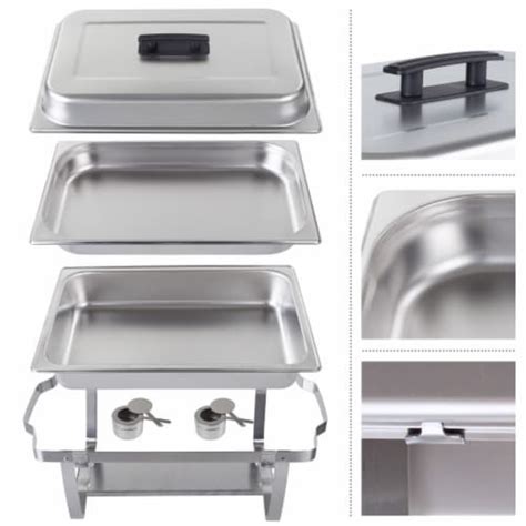 Classic Cuisine Qt Stainless Steel Chafing Dish Buffet Set Food