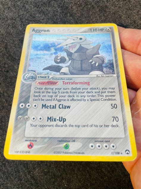 Pokemon Tcg Aggron Ex Power Keepers Reverse Holo Foil Stamped