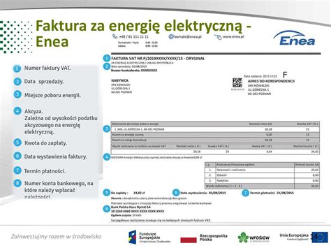 Dane Na Fakturach Za Energi Elektryczn Oraz Zmiana Operatora Ppt