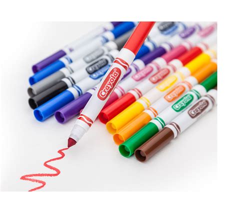 Broad Line Markers, Classic Colors, 10 Count | Crayola.com | Crayola