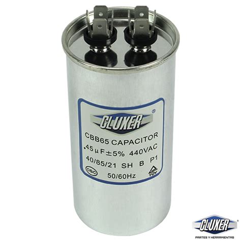 Capacitor De Trabajo 45 Mf Dual 440 370vac 5 50 60Hz