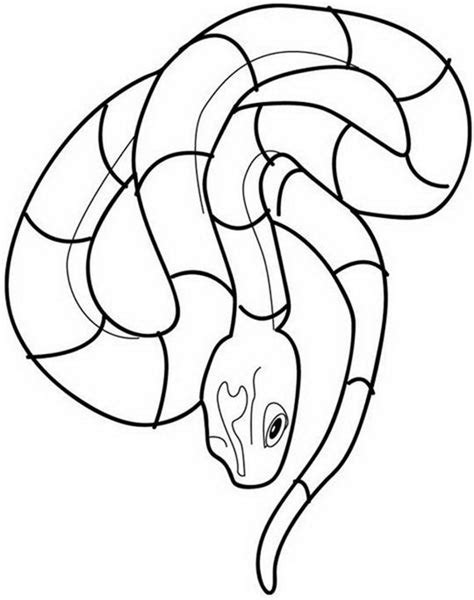 Chinese New Year Snake Coloring Pages | Snake coloring pages, Coloring ...