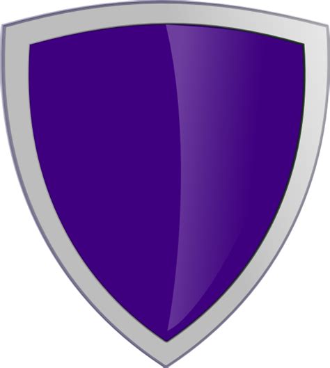 Purple Security Shield Clip Art At Clker Vector Clip Art Online