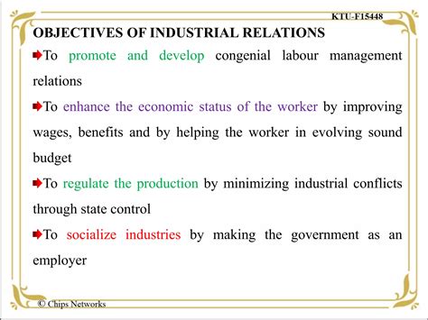 Industrial Relations And Labour Laws Unit 1 Ppt