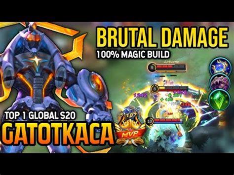 GATOTKACA BEST BUILD 2022 TOP 1 GLOBAL GATOTKACA GAMEPLAY MOBILE