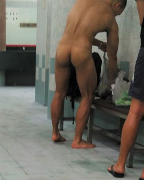 Muscle Asian Swimmer With Tigh Butt Naked My Own Private Locker Room