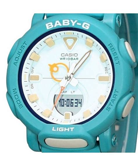 Casio Baby G Analog Digital Bio Based Resin Strap Light Green Dial