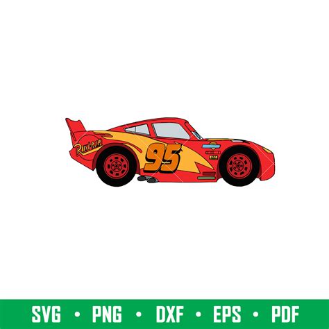 Lightning McQueen Cars Svg McQueen Car Svg Car Svg Disney Inspire