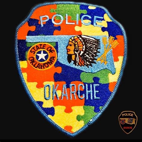 Okarche Police Promote Autism Awareness With New Patch Okarche Warrior