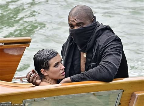 Exclusive Kanye Wests Wife Bianca Censori Steps Out In Italy Topless In A Ripped Garment