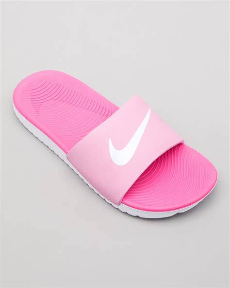 Shop Nike Girls Kawa Slide Sandals In Iced Lilacwhite Fast Shipping