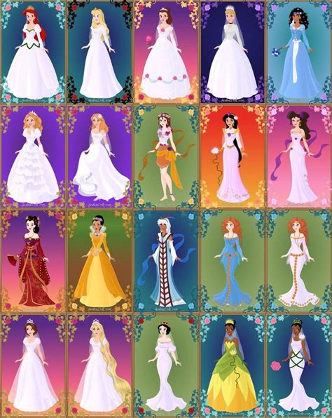 Disney Brides By Ladyaquanine73551 On Deviantart Disney Princess