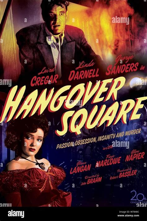 Hangover square movie poster hi-res stock photography and images - Alamy