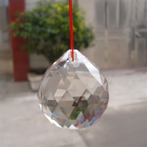 30mm Fengshui Crystal Ball Crystal Faceted Chandelier Hanging Balls