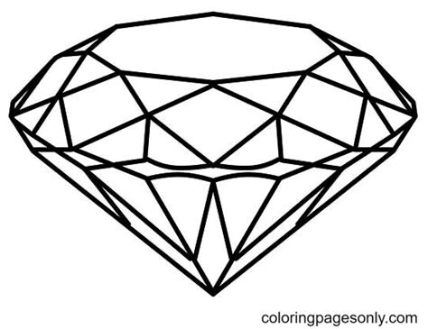 Diamant Malvorlagen Coloringpagesonly