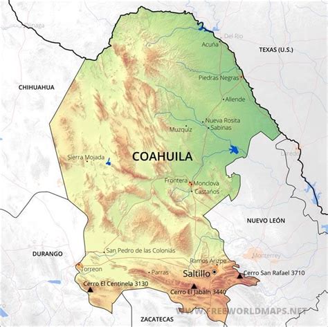 Coahuila Map