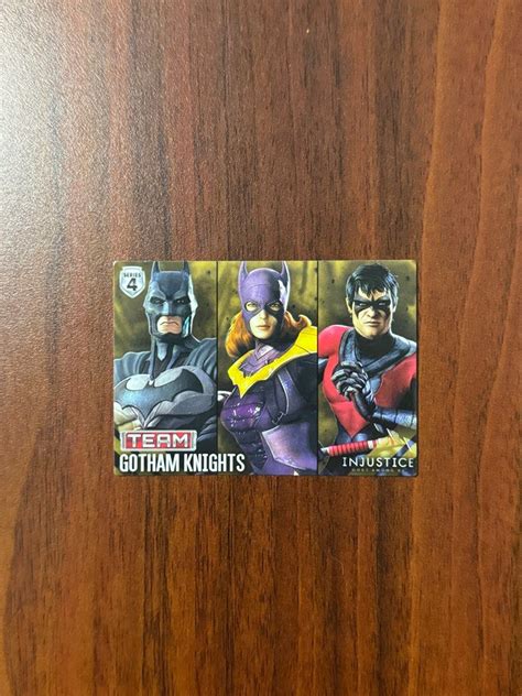 Injustice Team And Gear Cards Series Hobbies Toys Toys Games On