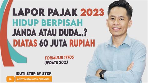 Tutorial Efilling 2022 Lengkap Cara Cepat Lapor SPT Tahunan Pribadi