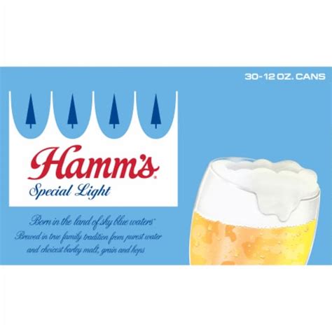 Hamm S Special Light Lager Beer Cans Fl Oz Smiths Food And Drug