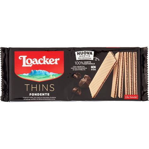 Wafer Al Cioccolato Fondente Loacker 150 G Coop Shop