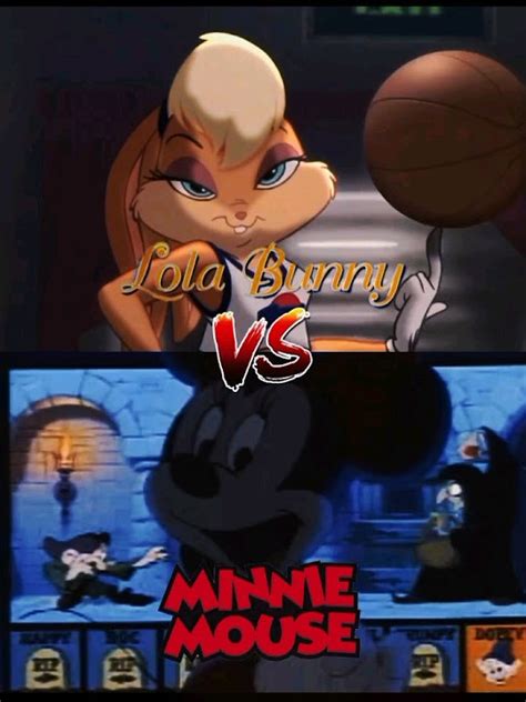 My Part For Open Collab Lola Bunny Vs Minnie Mouse Dorkhog Youtube