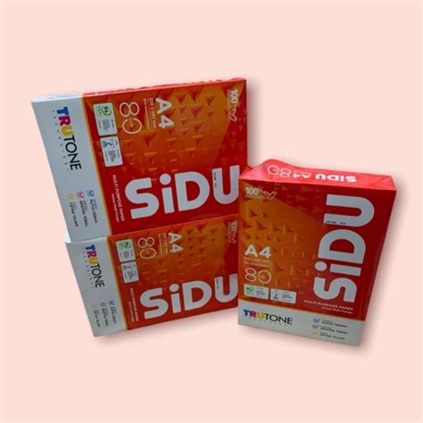 Jual Kertas Hvs A4 Merk Sidu 80gsm Shopee Indonesia