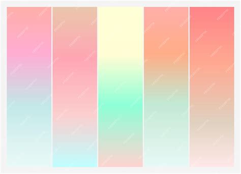 Premium Vector Vector Colorful Gradient Collection Vector Vibrant Colorful Gradients Swatches Set