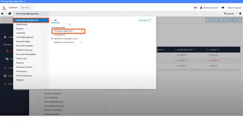 Sockeyes Ownership Module Designed To Track Ownership Structures