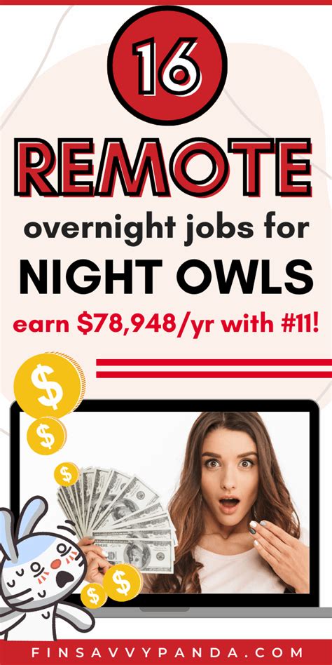 21 Best Overnight Remote Jobs For Night Owls Finsavvy Panda