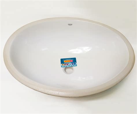 Фото врезная овальная раковина GROHE BAU CERAMIC 39423000 - купить ...