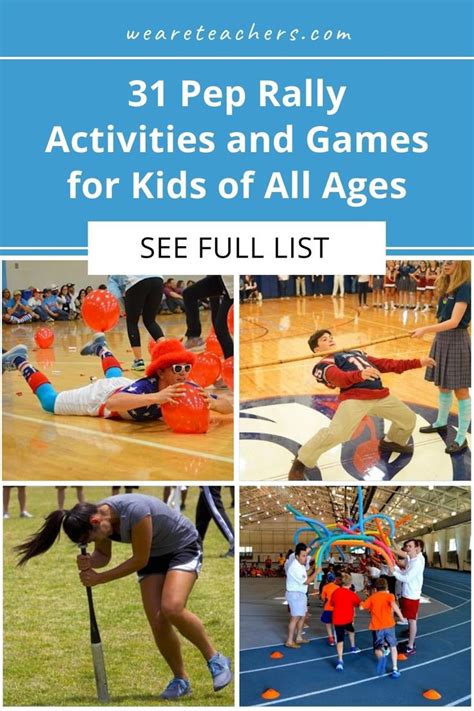 51 Pep Rally Games and Activities for All Ages and Abilities | Pep ...