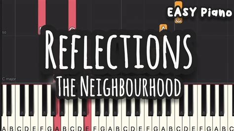 The Neighbourhood Reflections Easy Piano Piano Tutorial Sheet