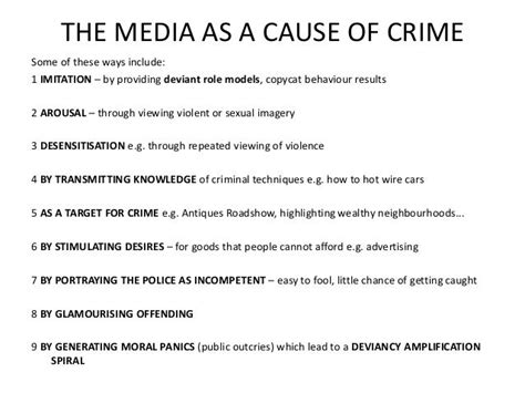 7 Media And Crime Powerpoint