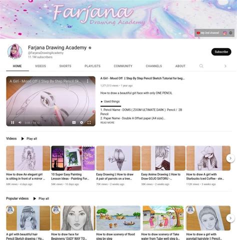 21 Best Drawing Channels On Youtube Interested Videos