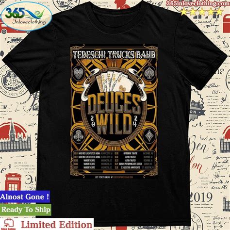 Official Tedeschi Trucks Band Tour 2024 Poster Shirt Tank Top V Neck