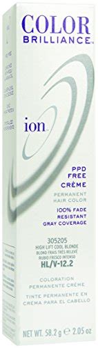 Ion Hl V Hi Lift Cool Blonde Permanent Creme Hair Color Hl V Hi Lift