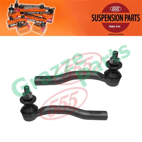 2pc 555 Japan Tie Rod End Set SE T521 For Toyota Lexus CT200 Prius