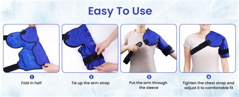 Amazon NEWGO Shoulder Ice Pack Rotator Cuff Cold Therapy Wraps For