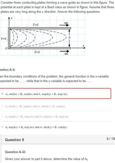 Consider Three Conducting Plates Forming A Wave Guide Chegg