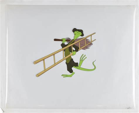 Bill the Lizard production cel from Alice in Wonderland