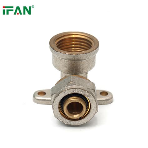 Ifan Hot Sale Brass Pex Compression Fittings Plumbing Female Elbow With