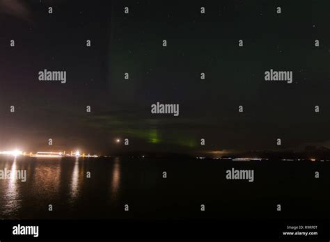 Aurora borealis , Reykjavik Stock Photo - Alamy