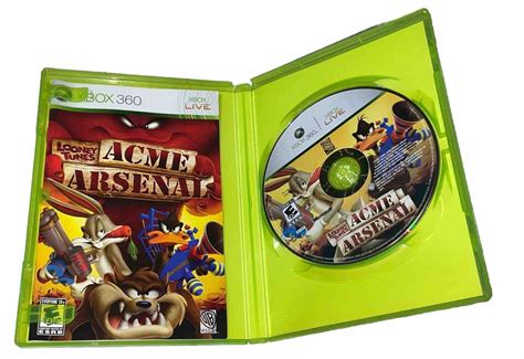 LOONEY TUNES ACME ARSENAL FOR XBOX 360 COMPLETE TESTED 85391163305