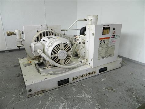 Hp Gardner Denver Rotary Screw Air Compressor Model Edeqjh