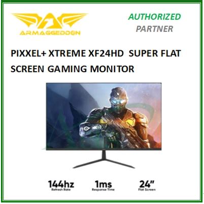 ARMAGGEDDON PIXXEL XTREME XF24HD SUPER FLAT SCREEN GAMING MONITOR