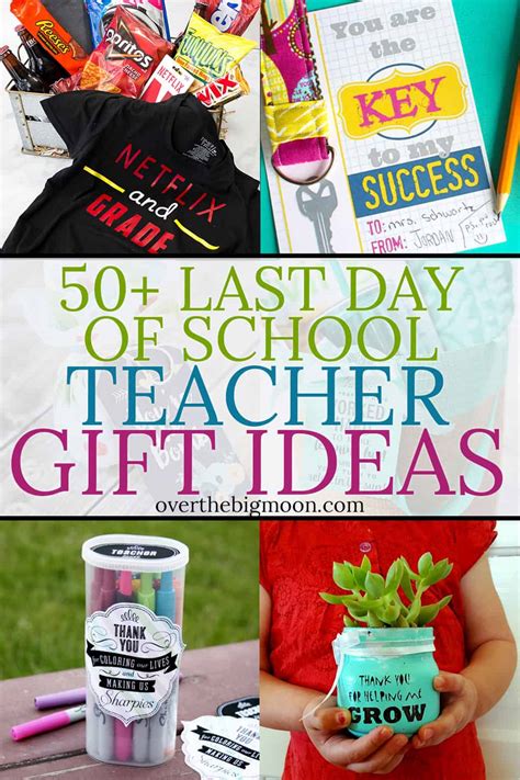 50 End Of School Year Teacher T Ideas Over The Big Moon