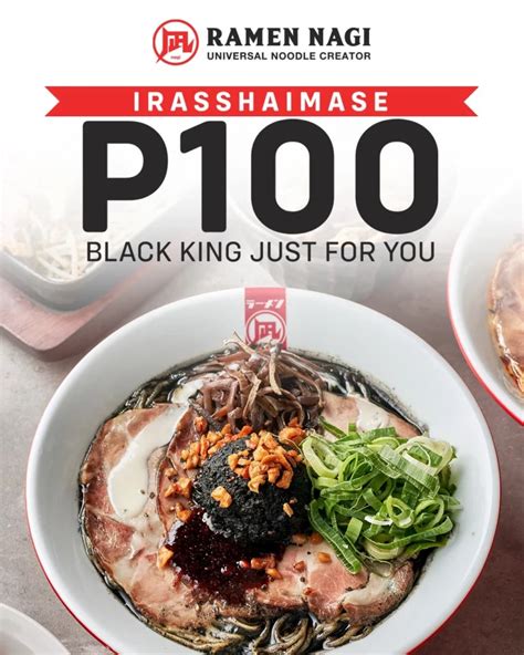 Ramen Nagi Philippines Menu Prices Updated 2025