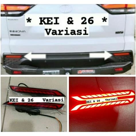 Jual NEW LED Lampu Reflektor Bemper Belakang Mobil All New Kijang