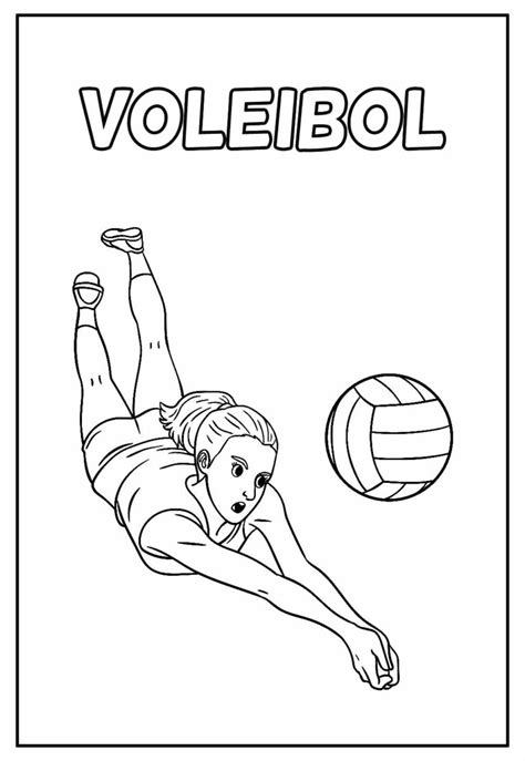 Desenho De Voleibol Para Colorir Desenhos Para Colorir Images And